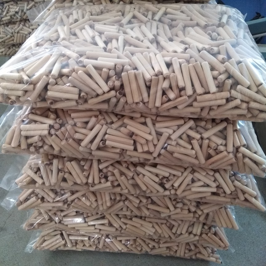 ユーカリ、シベリアス、ブナ、オーク、8X40ツイルホーム改善穴プラグ無垢材コネクタ木製釘、木製プラグ、木製ほぞを供給