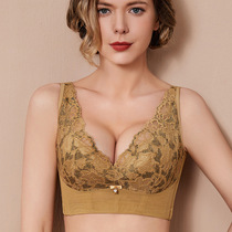 Beauty salon without steel ring thin cup large-size lingerie sexy adjustment type bra anti-dropping bra