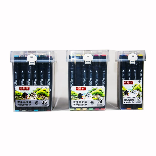 Маркер, дизайнерская акварель, мелки, коробка, 36 цветов, 24 цветов, 12 цветов