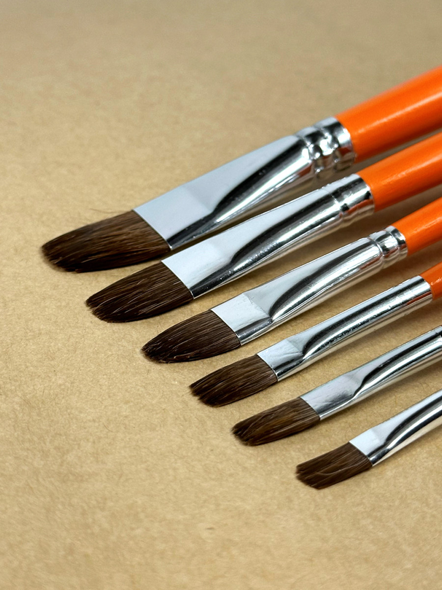 Advanced Wolverine Steak Pens Water Chalk Beginner Class Drawing Material Animal Hair Upscale Propylene Pen Brush Duck Tongue Pen-Taobao