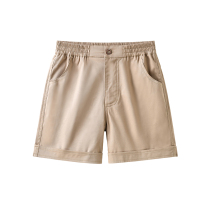 Langgao Zhuji Experimental Primary School beige shorts summer British suit Primary school uniform boys