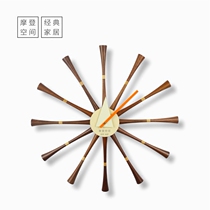 Nordic minimalist art wall clock designer wall clock George Nelson classic clock bedroom modern wall clock