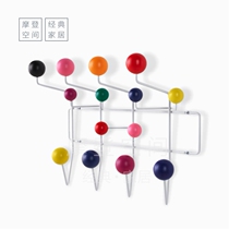 Solid Wood creative art minimalist candy hanger coat rack Imus adhesive hook classic hanger wall decoration rack