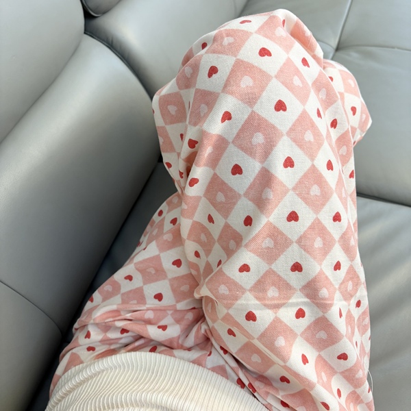 Maternity Pants for Petite Women, Cotton Fleece Sleep Pants, Pure Cotton Postpartum Pants, Plus Size for Plus-Size Women up to 200 Pounds — 4