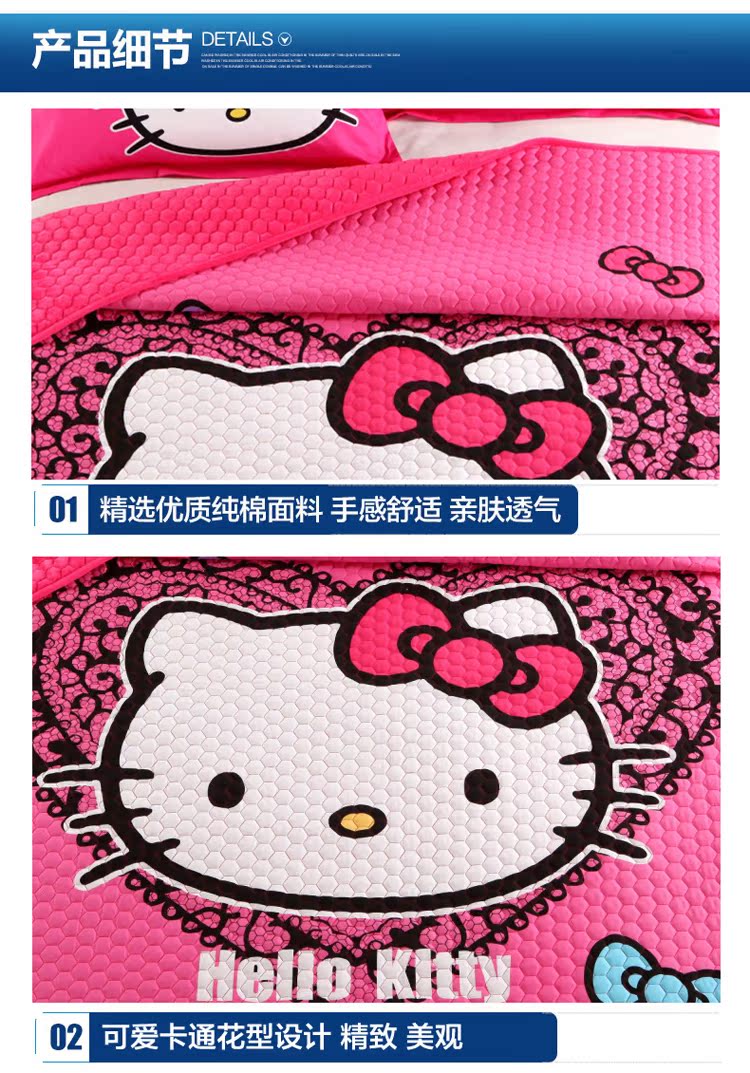 Khăn trải giường cotton Hàn Quốc một mảnh quilting quilting được dày lên đôi giường dày máy máy giặt điều hòa không khí đã được ga giường cotton