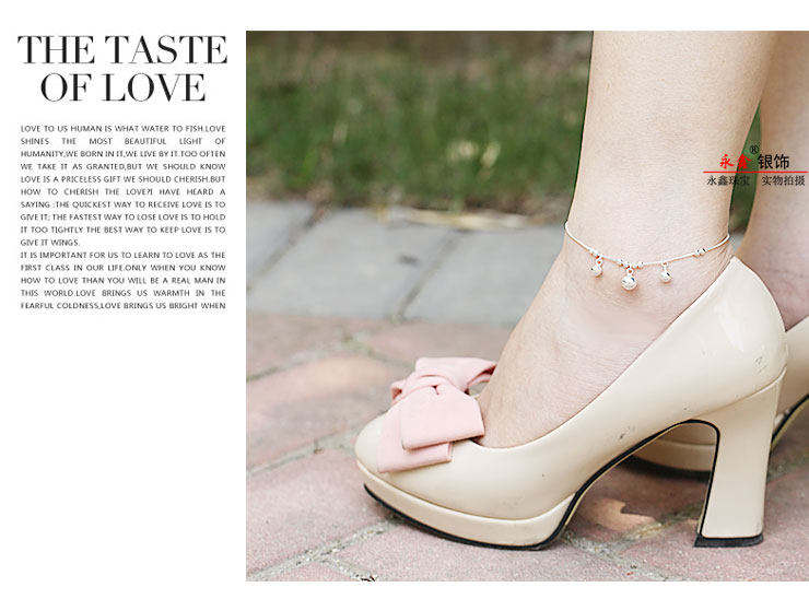 Chaine de cheville Femme en Argenterie - Ref 3101816 Image 32