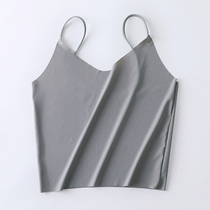  2-piece thin shoulder straps anti-light small camisole cool bandeau short exposed navel beautiful back close-fitting slim-fitting breast wrap