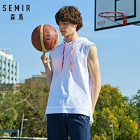 Semir, летний спортивный жилет, мужская одежда для верхней части тела с капюшоном, футболка