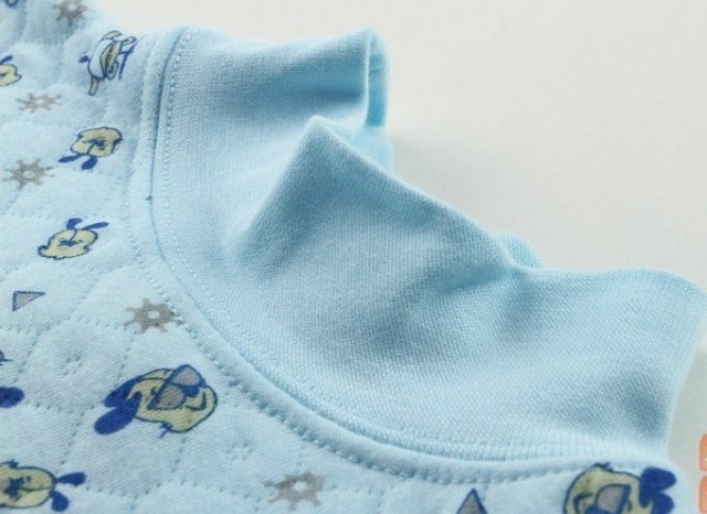泽 Đồ lót trẻ em giữ nhiệt cho bé trai bằng vải cotton ba lớp, áo len dày cotton Xuan Ze cotton mùa thu bộ đồ giữ nhiệt cho bé