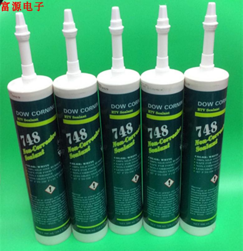 Brand new Dow Conning 748 sealant white electronic fixed RTV glue No corrosive silicone rubber 330ml