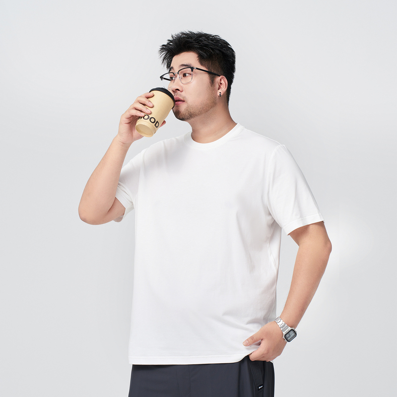 Men's Large Size Loose Fit Regular Shoulder Short-Sleeve T-Shirt 150kg Plus Size for Big and Tall Men 2026 Summer Men's Clothing Men's Large Size Loose Fit Regular Shoulder Short-Sleeve T-Shirt 150kg Plus Size for Big and Tall Men 2026 Summer Men's Clothing