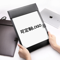 Папка для бумаг 高档皮革a4文件夹板办公用品学生文具商务会议写字垫书写板夹定制