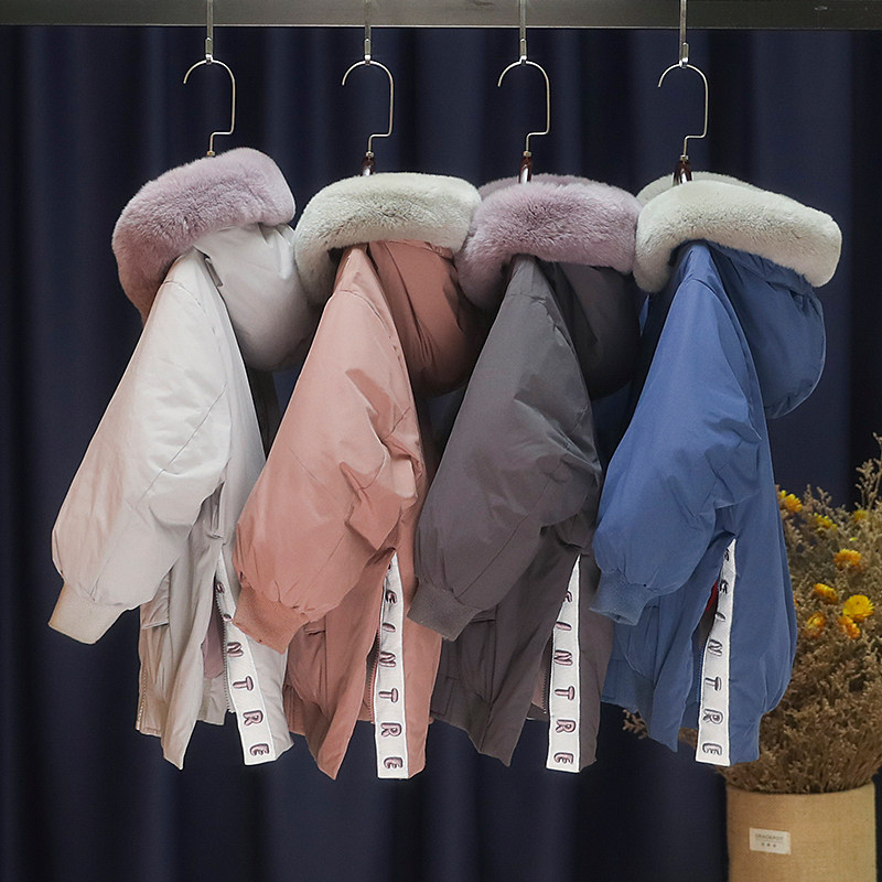Concoat sons and daughters baby down jacket with long version of white duck suede small and medium children female children's down clothes Anti-Ji Qingkurang Special price