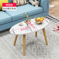 Овальный белый мраморный рисунок 80 длинного журнального стола