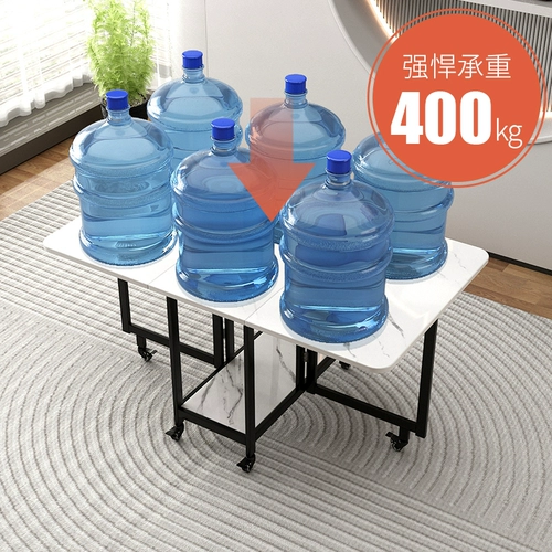 Складной стол маленький квартира квадратный стол длинный квадратный стол. Стол и стул Мобильный хранилище многофункциональный стол