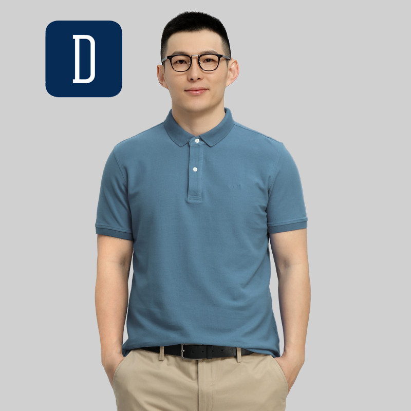Dave Hill 大卫山 轻商务 双珠地棉 男式Polo衫 天猫优惠券折后￥118包邮（￥168-50）多色可选