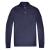 David Hill POLO áo sơ mi nam trung niên cotton lỏng lẻo thêu chương kinh doanh bình thường mùa thu nam dài tay áo thun áo polo nam đẹp Polo