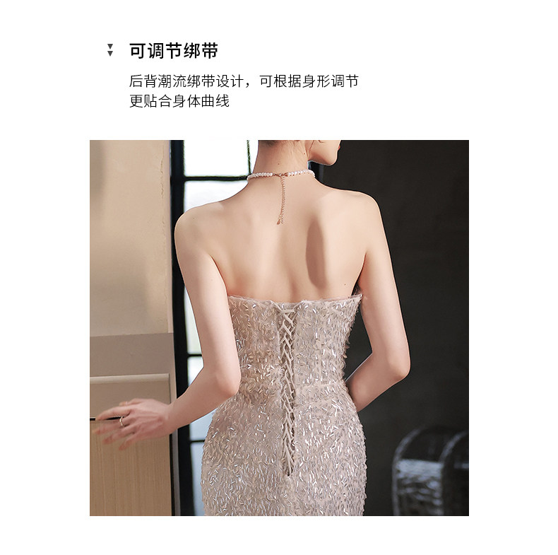 Вечернее платье, юбка, накидка, сексуальный топ без лямок, крой «рыбий хвост», изысканный стиль America according to the bride 