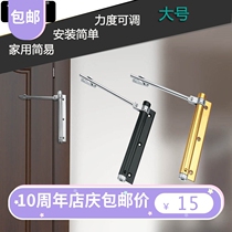Goodway silent household wooden door spring simple door closer Small non-cushioning automatic closing light door closer