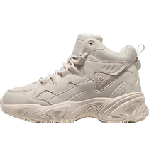 Camel Voyage outdoor casual shoes autumn and winter womens shoes mid-high top velvet cotton shoes non-slip wear-resistant cushioning mens shoes