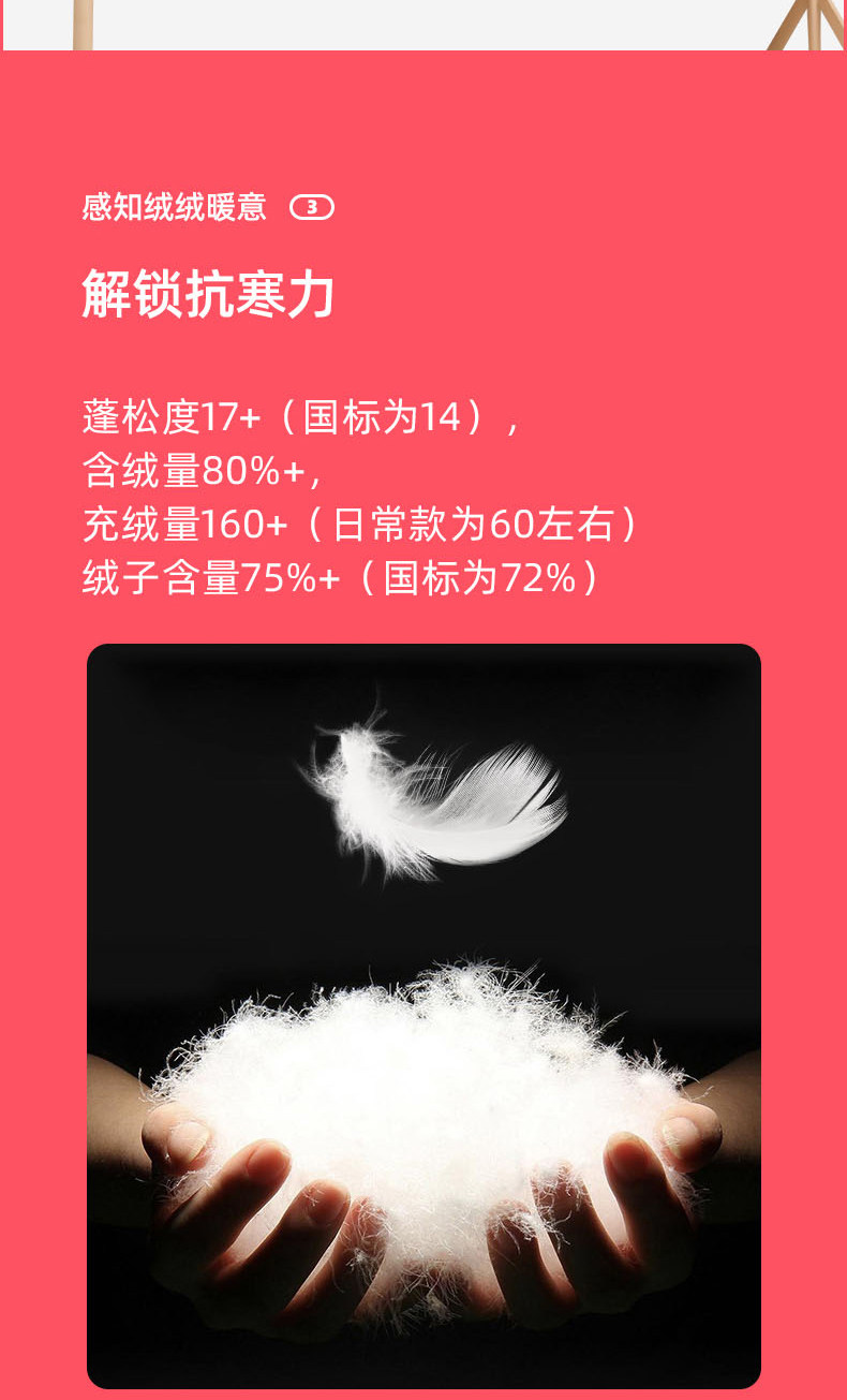 骆驼 极寒系列 男女加厚羽绒服 图5