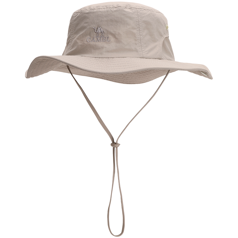 骆驼户外登山帽UPF50+防晒渔夫帽宽檐可折叠遮阳帽-Taobao-Tmall