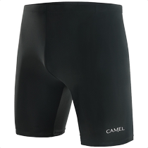 Camel mens swimming trunks anti-embarrassment professional training boxer hot spring shorts competitive swimming trunks beach shorts