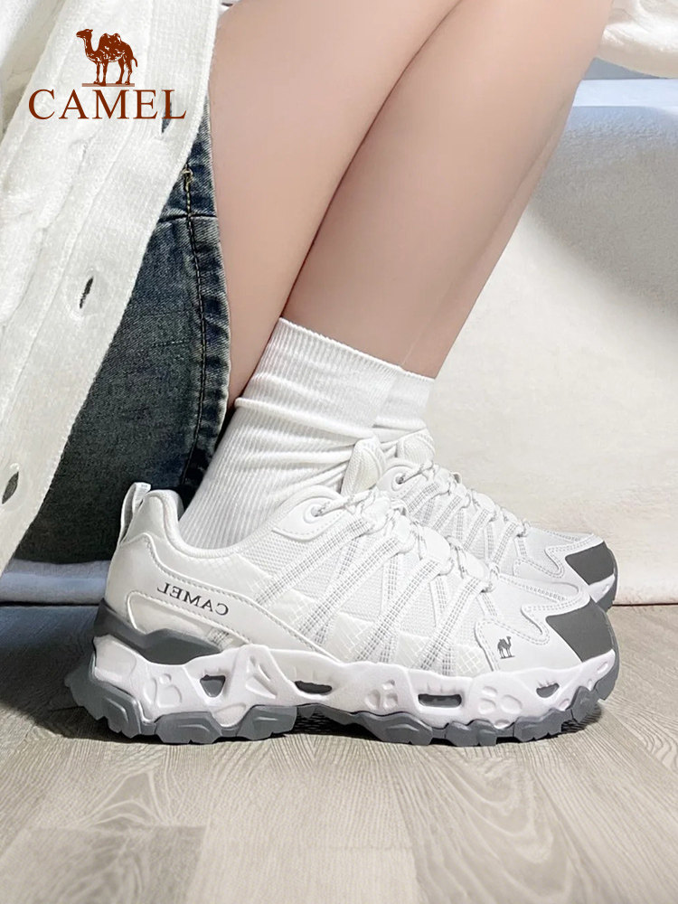 Camel Qingyan Women's Hiking Shoes 2026 New Breathable Outdoor Sports Shoes Women's Climbing Shoes Casual Walking Shoes