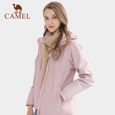 骆驼冲锋衣男女三合一可拆卸西藏旅游服