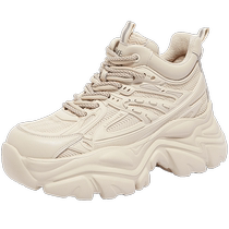 Camel Outdoor Casual Womens Shoes 2023 Winter New Fashion Versatile Velvet Lined Warm Dad Shoes Daily Comfortable