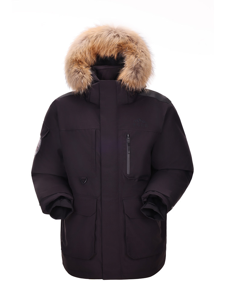 Himalayan Camel Outdoor down Ski Jacket for Men, New Winter Style, Warm and Windproof down Jacket Coat Parka