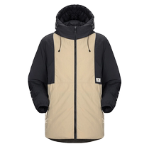 Camel Outdoor Down Jacket 2024 Autumn and Winter New Mens and Womens Reversible Thick White Duck Down Water-Repellent Jacket