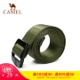 CAMEL lạc đà ngoài trời thời trang vành đai hợp kim unisex khóa đai màu rắn dây thắt lưng nữ