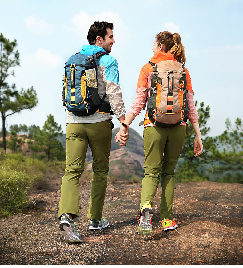 Ba lô lạc đà CAMEL Ba lô du lịch ngoài trời cắm trại giải trí thoáng khí giải nén ba lô unisex balo da nam