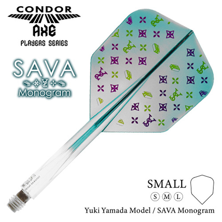 CONDOR AXE SAVA Monogram small square Yamada Isamu tree hard material dart tail wing dart leaf