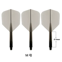 Черный прозрачный средний стержень