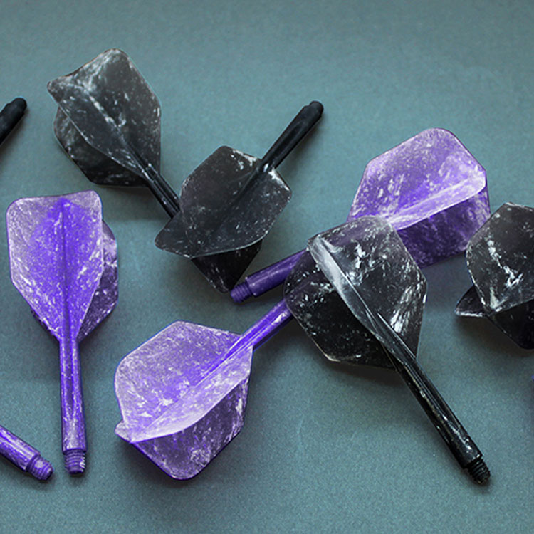 CONDOR mô hình kết cấu đá màu tím một cánh phi tiêu nhỏ hình vuông phi tiêu đuôi phi tiêu đuôi - Darts / Table football / Giải trí trong nhà bộ phóng phi tiêu