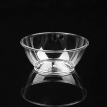 Disposable Small Bowl Transparent Hard Plastic Bowl Plastic Soup Bowl Crystal Try Eat Bowl Sweet Pint Bowl Fruit Salad Bowl 40