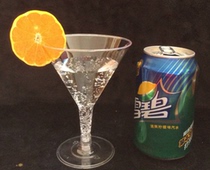 200ML Disposable Cocktail Glasses Combo Hard Plastic Cocktail Glasses Champagne Glasses Red Wine Glasses Wide Mouth Goblet High feet