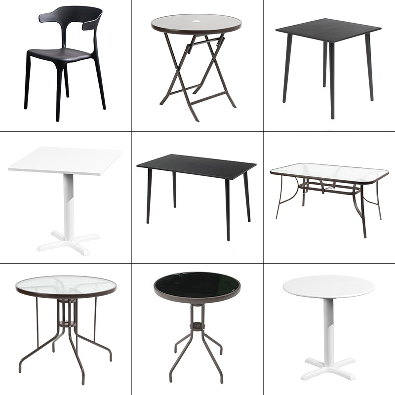 Nordic plastic horn chair home dining room with thickened backback casual color table and chair combination