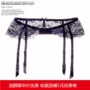 Châu Âu và Mỹ gợi cảm garter ren trong suốt phối cảnh cám dỗ garter clip đồ lót retro eo thấp kích thước lớn Ngày Valentine dây nịt bít tất phối ren nơ màu trắng