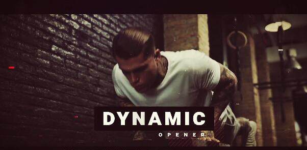 震撼大气科技感极限运动体育比赛健身房紧张宣传片片头ae模板