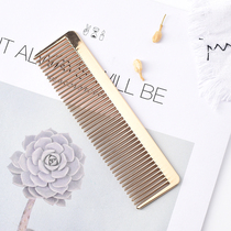 Little Western Nordic golden comb minimalist design metal makeup comb home retro comb