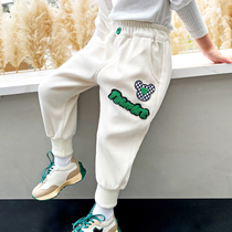 Girl Pants Spring Autumn Outwear 2022 New Ocean Qi Children Long Pants Women Baby Autumn Clothing Leather Pants 100 Hitch Pants