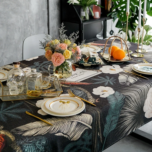 Современная водонепроницаемая одноразовая прямоугольная ткань для домашнего использования, в американском стиле, защита от ожогов