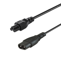 IEC320 C5 to C8 two holes 8 words three holes plum tail and portable conversion short line 0 3 meters