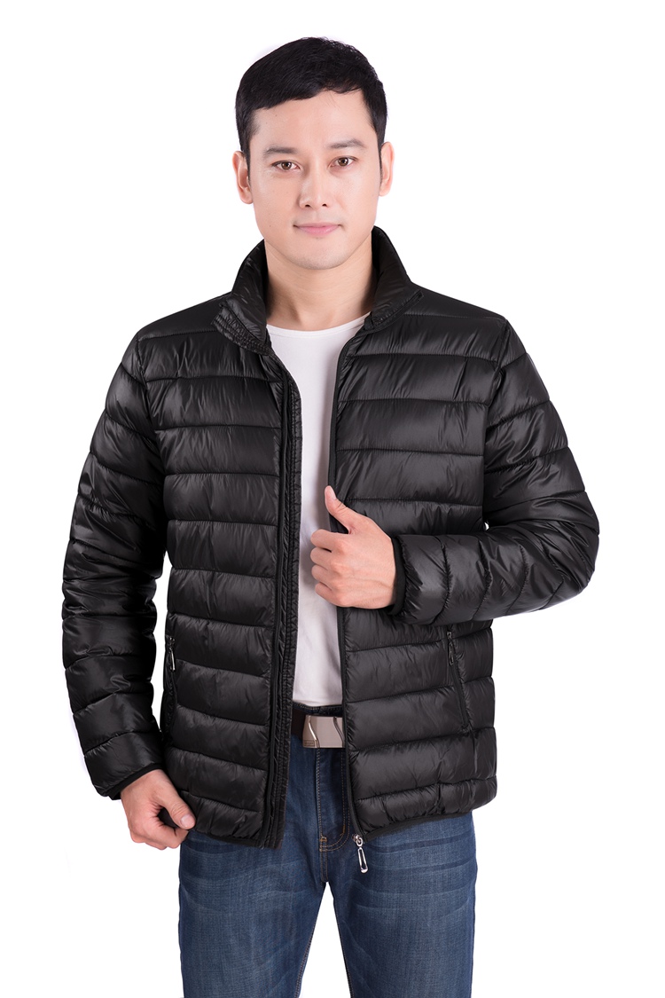 Áo bông nam trung niên cha mùa đông quần áo cotton mùa đông áo khoác cotton dày áo khoác nam trung niên xuống áo bông áo khoác jean nam