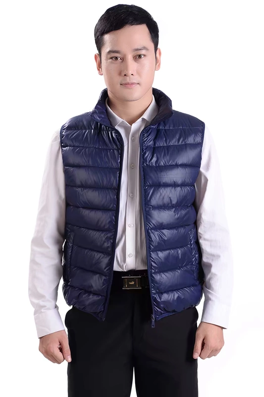 Áo vest nam trẻ trung và nam trung niên ấm áp cotton mùa thu và mùa đông vest vest vest mùa thu áo khoác nam áo ba lỗ tập gym nam