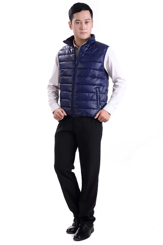 Áo vest nam trẻ trung và nam trung niên ấm áp cotton mùa thu và mùa đông vest vest vest mùa thu áo khoác nam áo ba lỗ tập gym nam