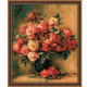 Cool Breeze DMC Thread Cross Stitch Kit Living Room New HC4771 Oil Painting Rose Vase Printing